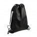 Drawstring Backpack(Poly,Black)