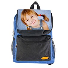 Kids School Bag (Pocket Blue)