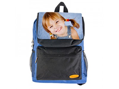 Kids School Bag (Pocket Blue)