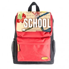 Kids School Bag (Pocket Red)