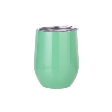 12oz Stainless Steel Stemless Wine Cup(Light Green)