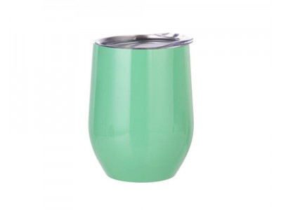 12oz Stainless Steel Stemless Wine Cup(Light Green)