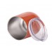 12oz Stainless Steel Stemless Wine Cup(Orange)