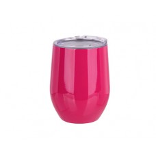 12oz Stainless Steel Stemless Wine Cup(Rose Red)