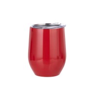 12oz Stainless Steel Stemless Wine Cup(Red)