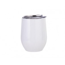 12oz Stainless Steel Stemless Wine Cup(White)